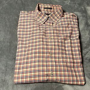 Lands End Men’s Plaid Button Down Shirt
